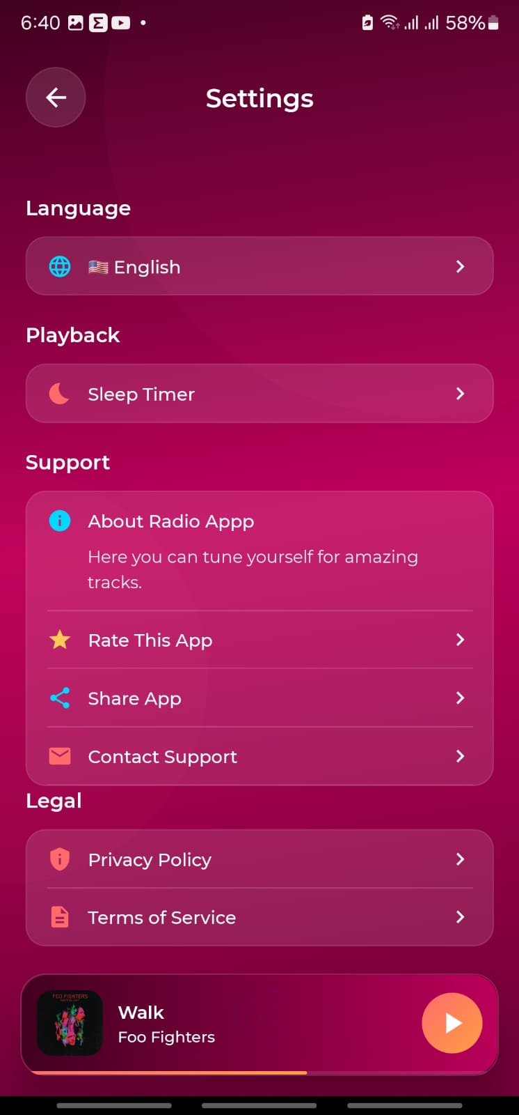 Rhythm FM logo featuring musical notes and vibrant colors, representing a music streaming service.